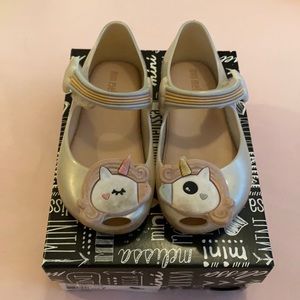 Mini Melissa Mini Ultragirl Unicorn in white pink